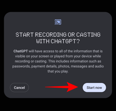 How to Share Screen With ChatGPT Advanced Voice Mode 4 follow the on-screen instructions to share your device screen.