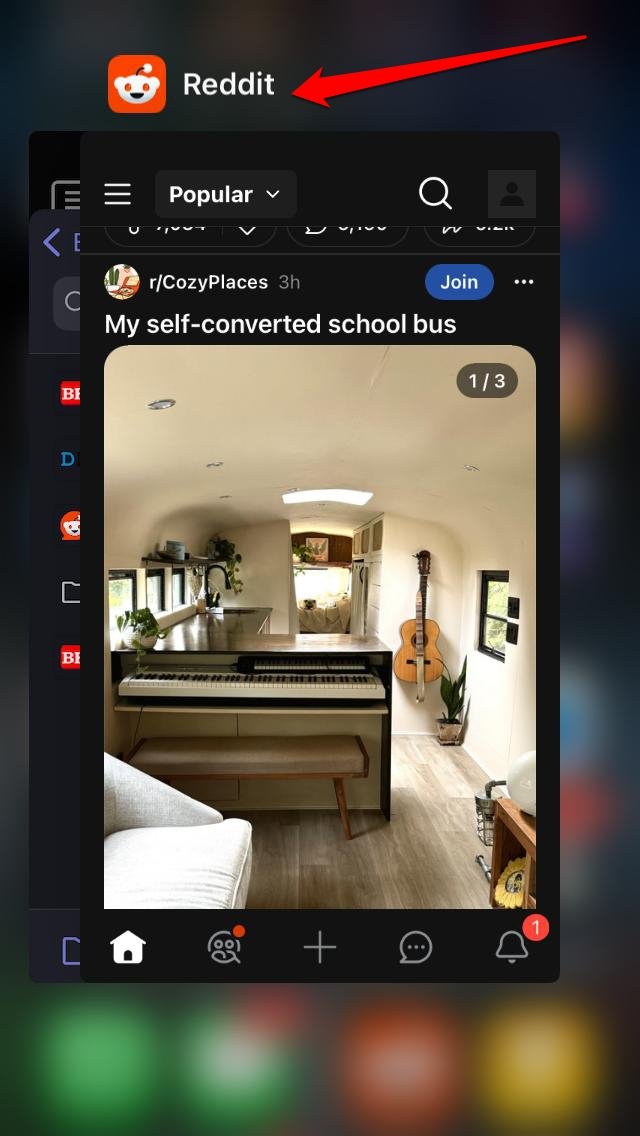 What to do if 'Wow Such Empty" on Reddit Homepage? 4 force close Reddit app on iPhone