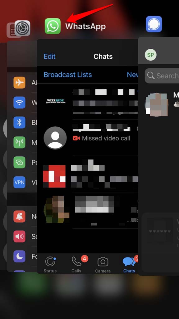 How to Fix WhatsApp Unable to Send Pictures on iPhone? 4 force close whatsapp on iPhone