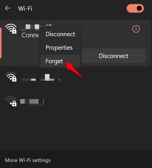 How to Fix Windows 11 Keeps Disconnecting from WiFi? 14 forget network