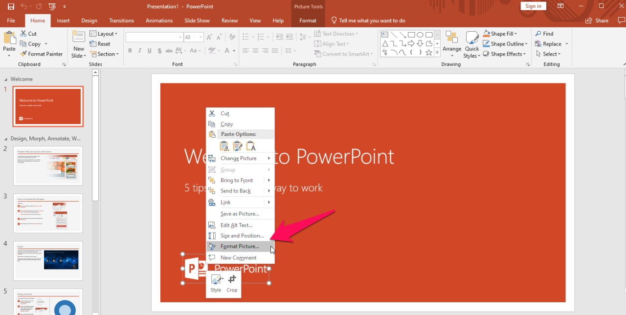 How to Make an Image Transparent on Windows and Mac? 6 Use Microsoft Powerpoint