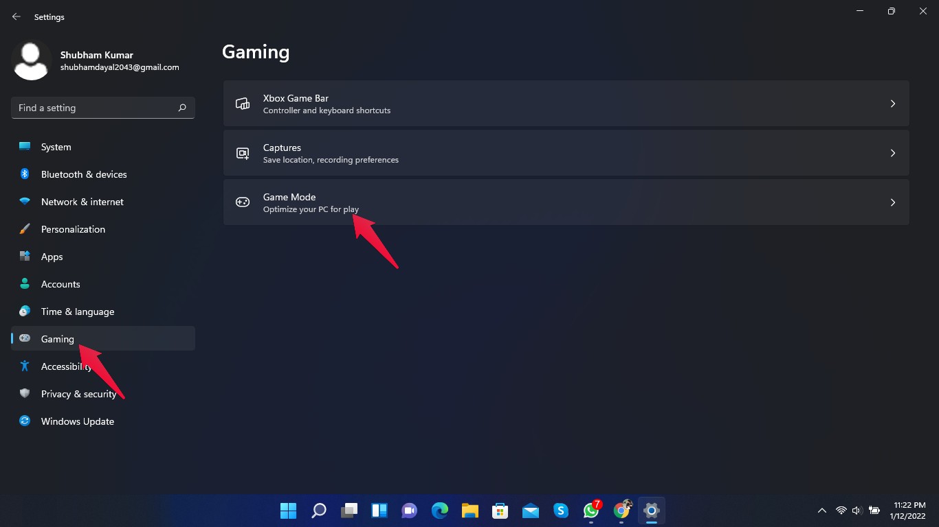 gaming-game mode