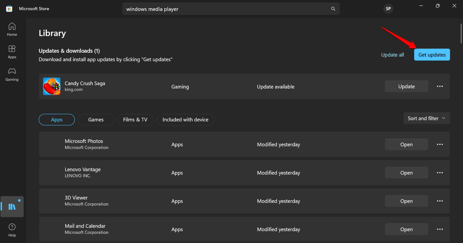 How to Fix 'Windows Media Player Has Stopped Working' Error on Windows 11 13 get app updates for apps installed on Windows PC