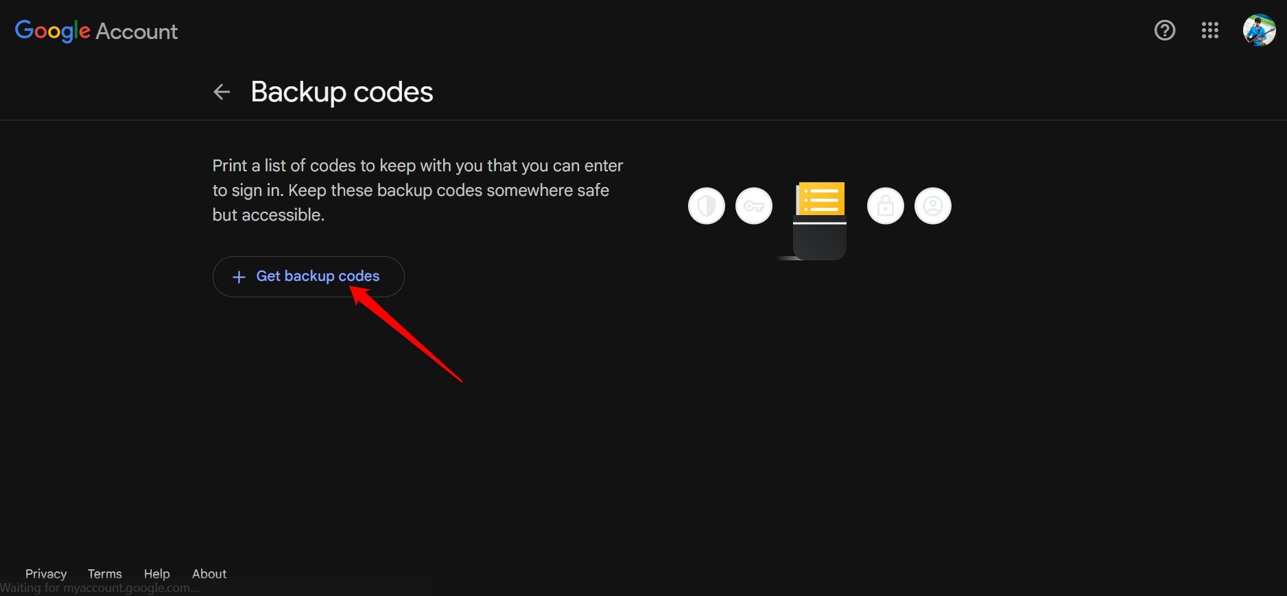How to Login to Google Account if Phone is Lost with 2FA Authentication 9 get backup codes