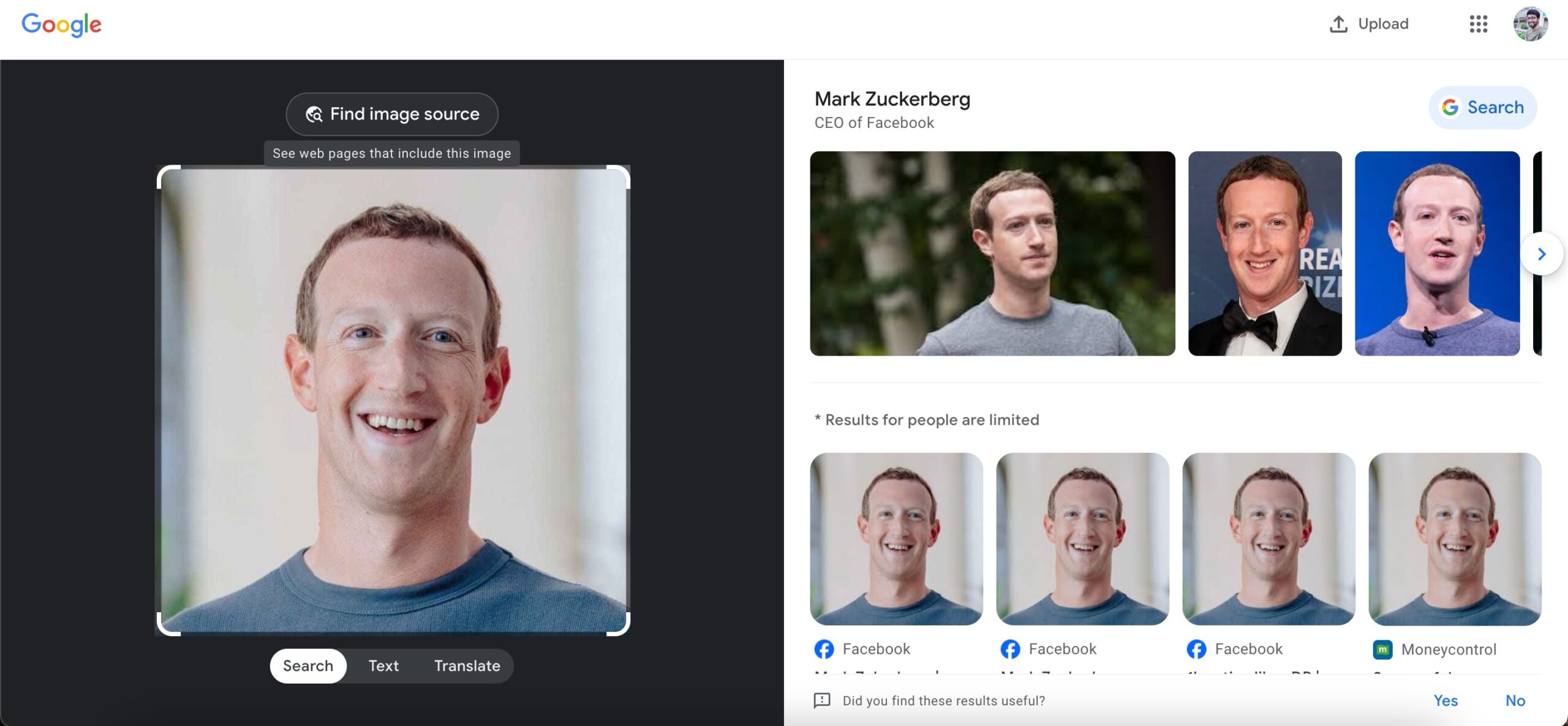 Facebook Reverse Image Search: Find Profile from a Picture 5 get more custom results