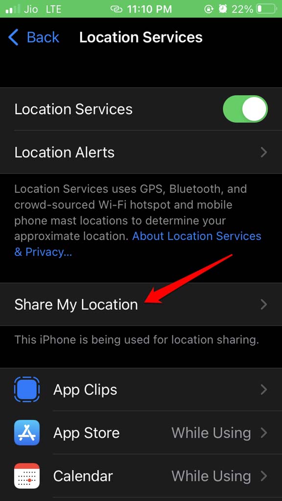 iOS Location Services Not Working: How to Fix 8 go to share my location