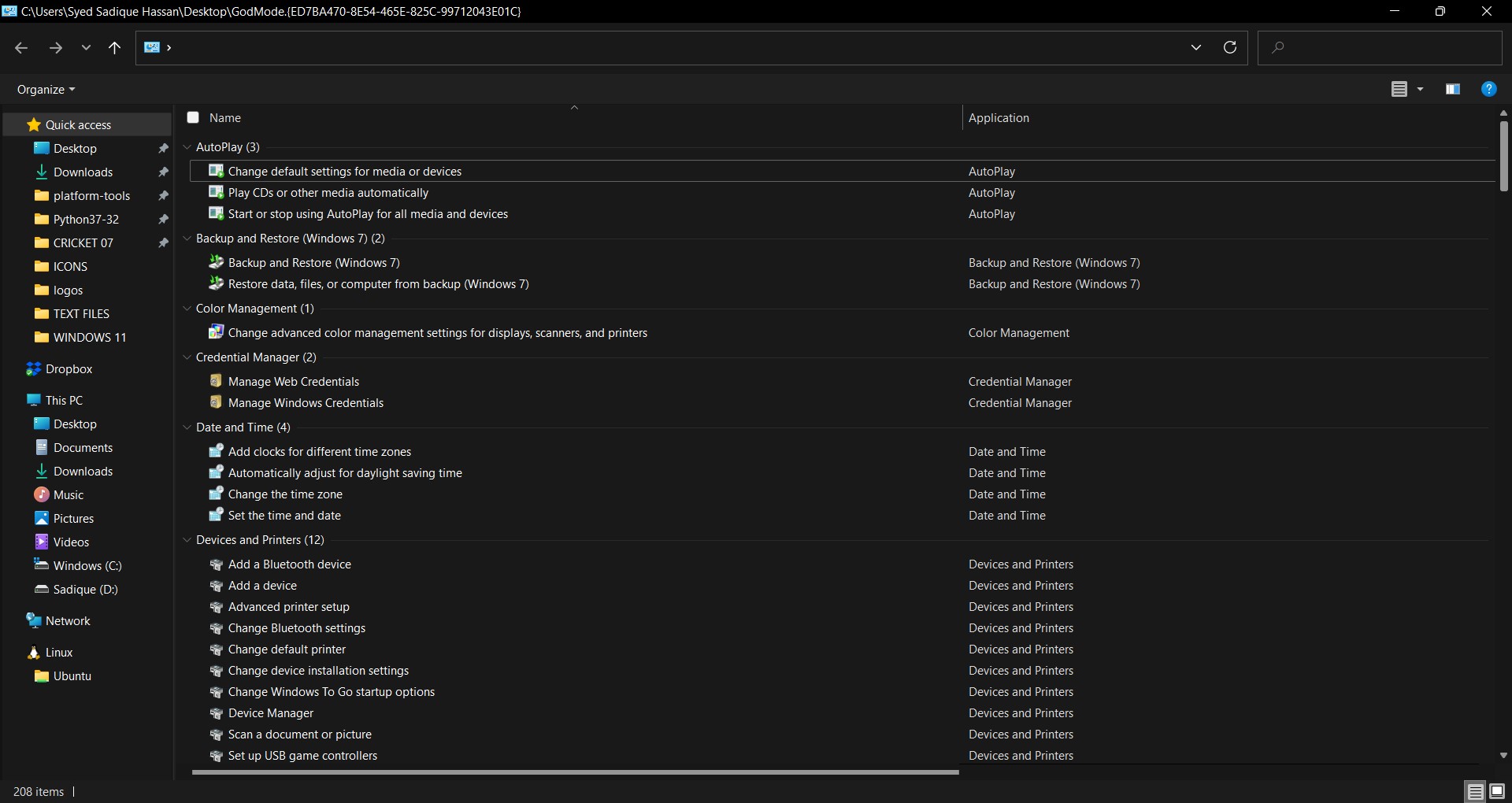 How to Enable and Use God Mode in Windows 11? 2 god mode in windows 11