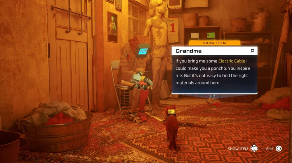 How to Get the Stray Poncho From Grandma