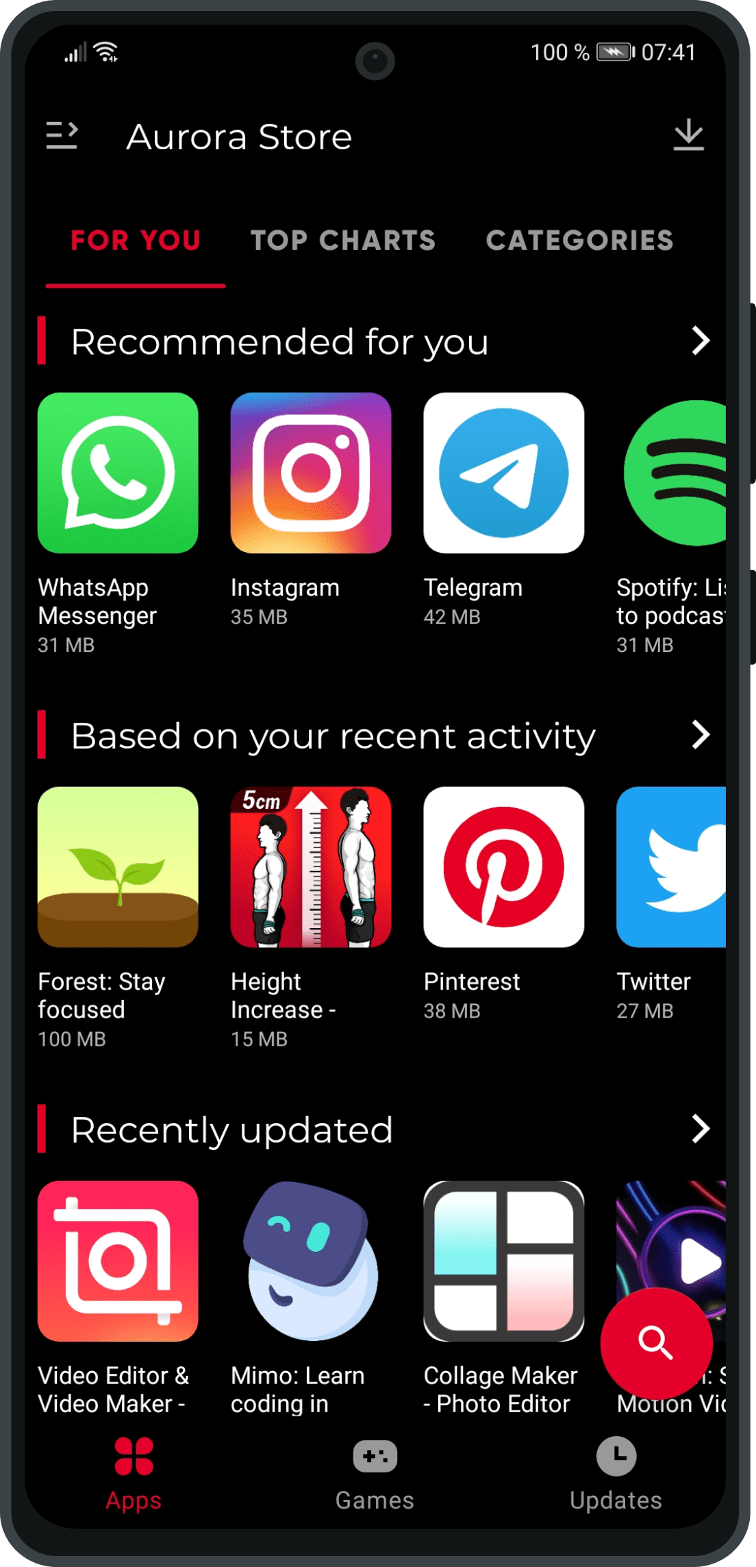 Google Play Store Lite App | FOSS Client for Android Market 3 Google Play Store Lite App | FOSS Client for Android Market 2