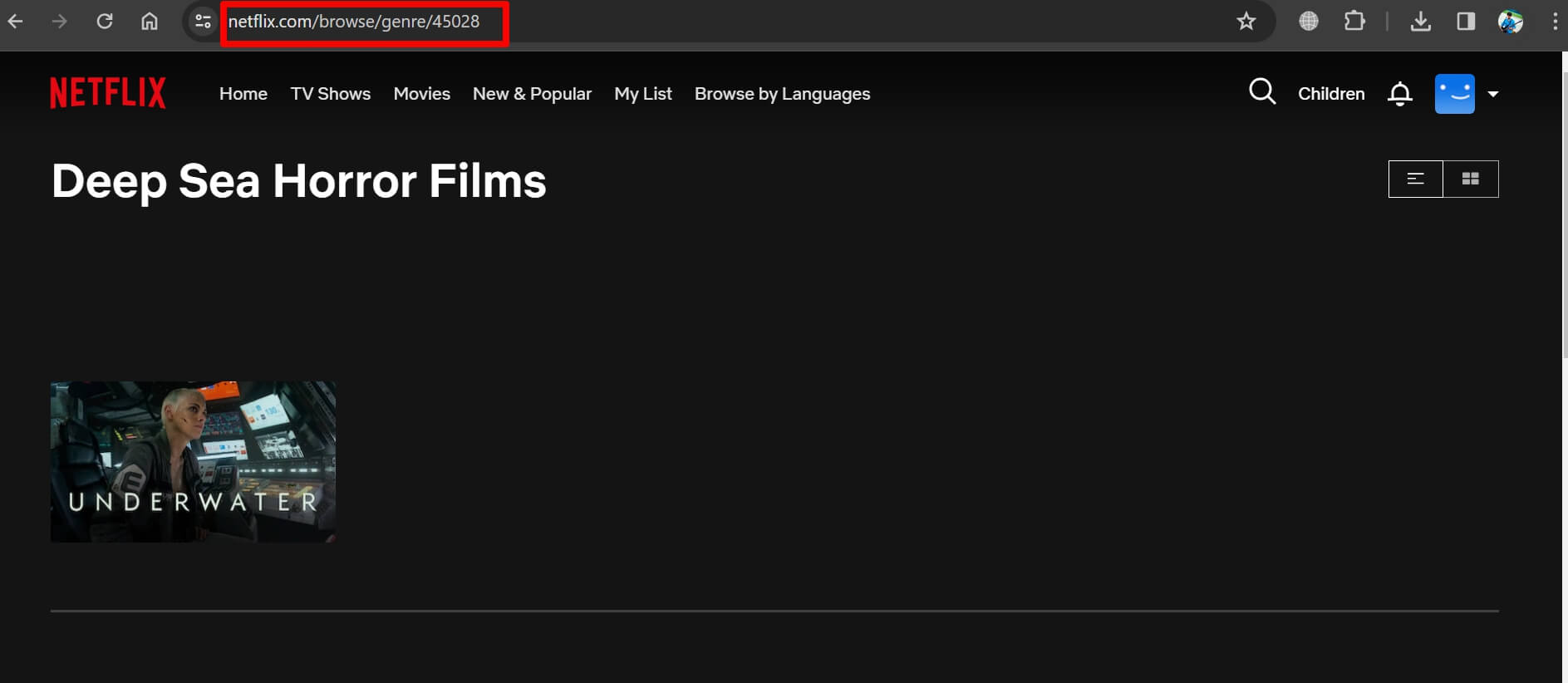 horror movies on Netflix
