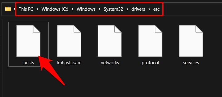 How to Edit the Hosts File in Windows 11? 3 hosts file location in windows 11