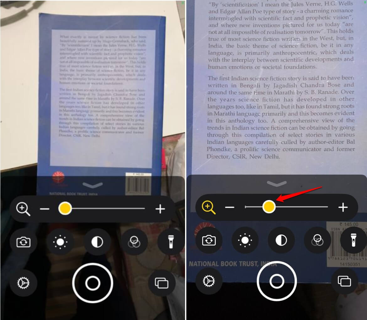 How to Use iPhone Camera as Magnifier 3 how does magnifier work on an iPhone