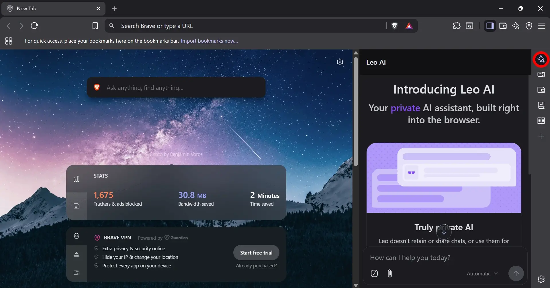 I tried Brave Leo expecting a typical browser AI and it was harder to give up 2 how to access Brave Leo AI