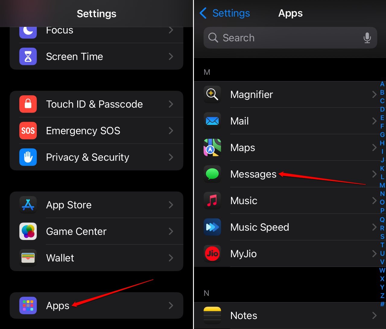 How to Enable RCS Messaging in iOS 18? 3 how to access Messages app in iOS 18