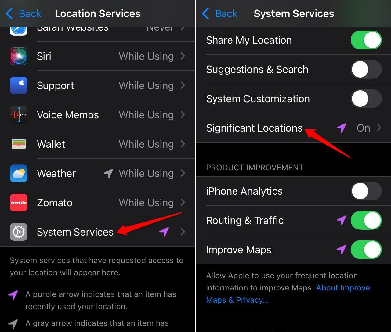 5 iPhone Settings I Changed to Make My Old iPhone Super Fast 6 how to access significant locations in iPhone