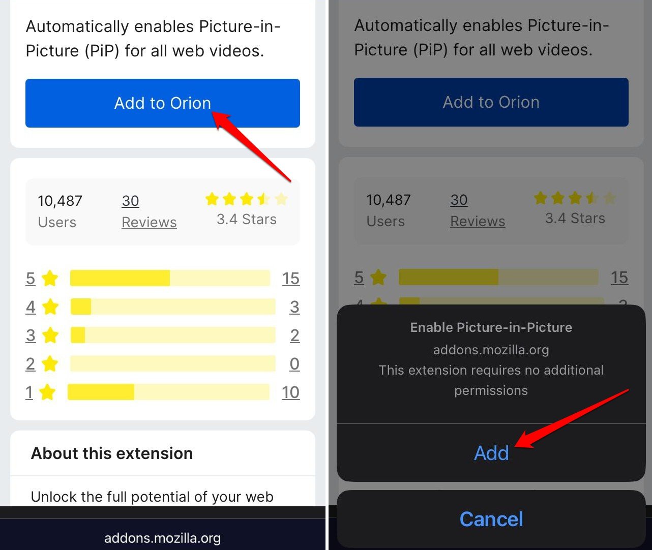 Free PiP on iOS: Play YouTube Videos in Background 7 how to add a firefox extension on iPhone