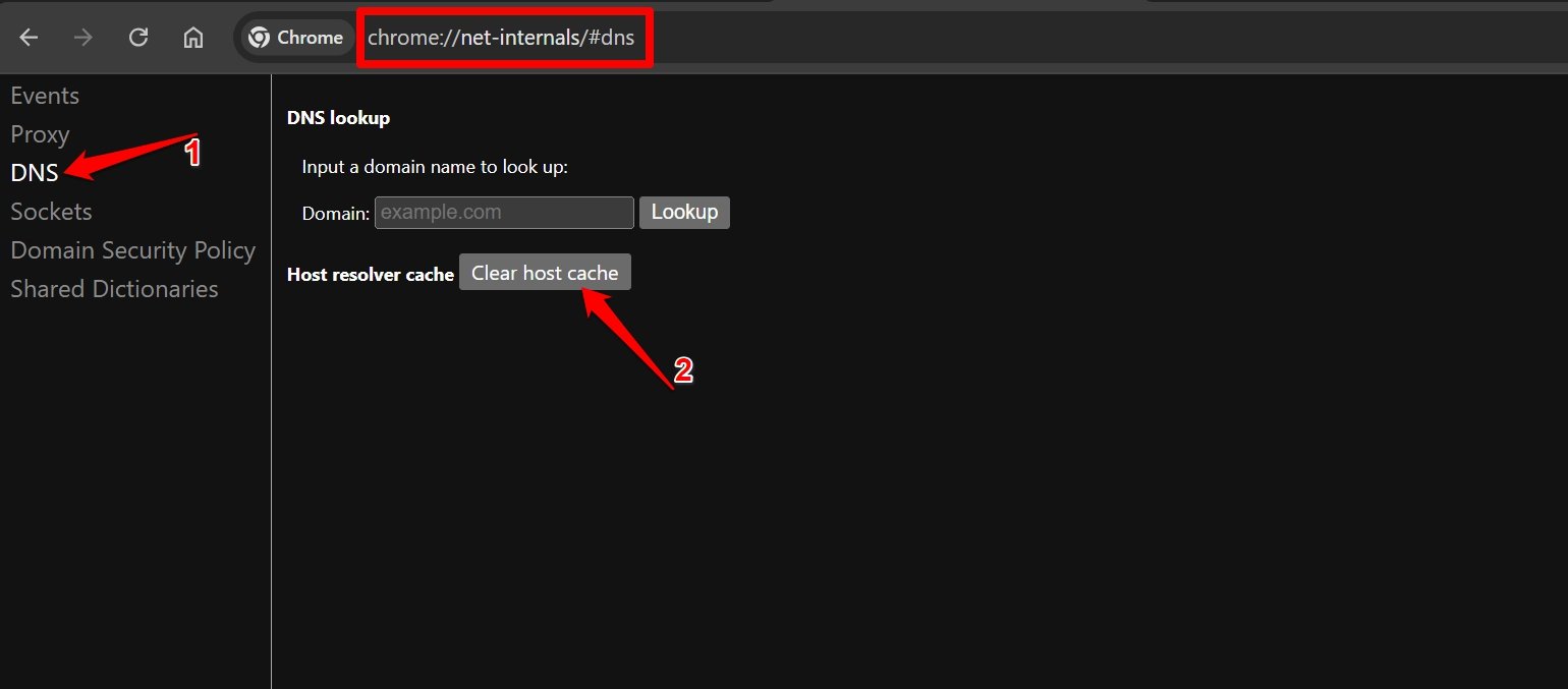 chrome://net-internals/#dns: Clear DNS Cache on Chrome 3 how to clear the Chrome DNS cache