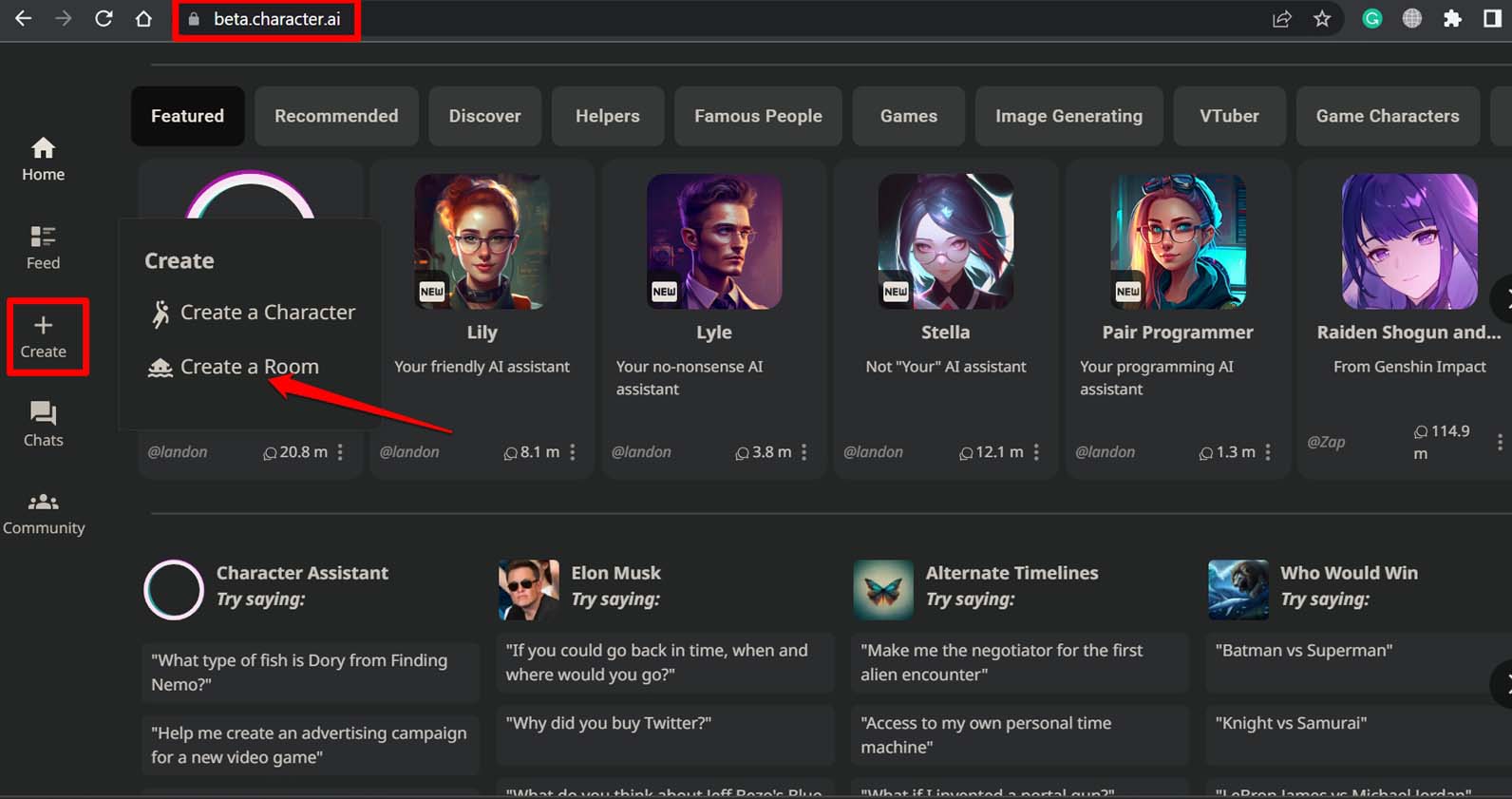 Character AI Rooms: Everything You Must Know 3 how to create a room in Character Ai