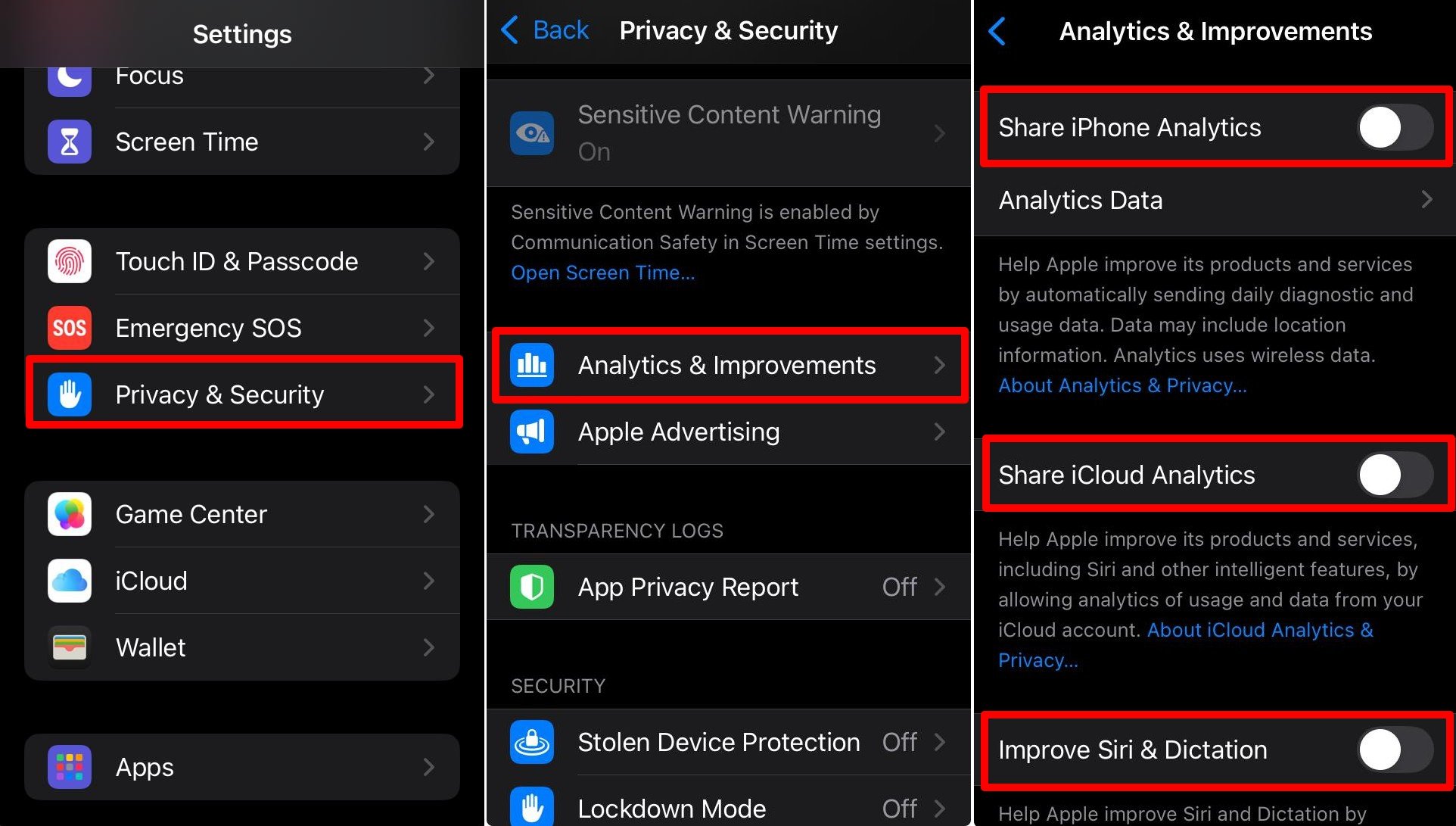 5 iPhone Settings I Changed to Make My Old iPhone Super Fast 8 how to disable iPhone analytics on iOS