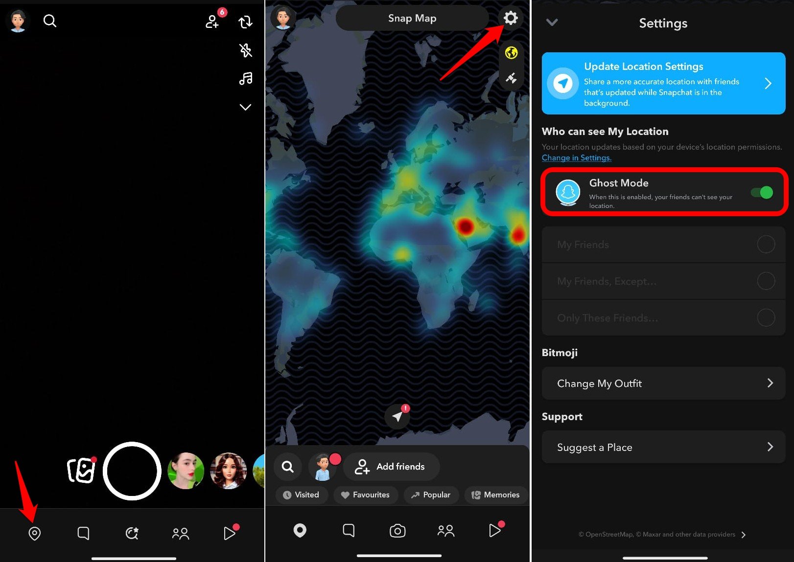 What is the Green Dot on a Snapchat Profile? 5 how to enable ghost mode on Snapchat