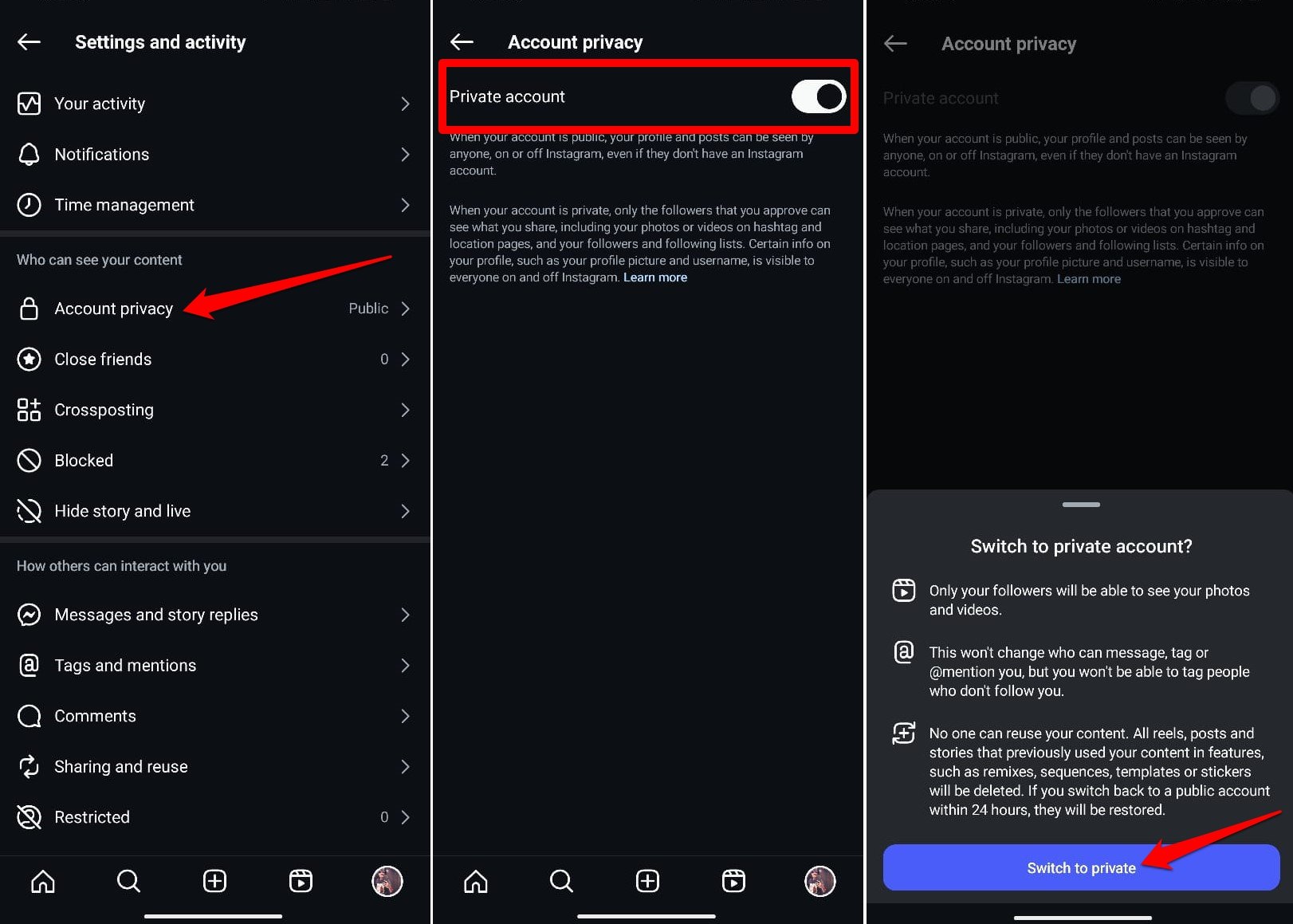 How to See who Viewed your Instagram Profile 9 how to enable private account on Instagram