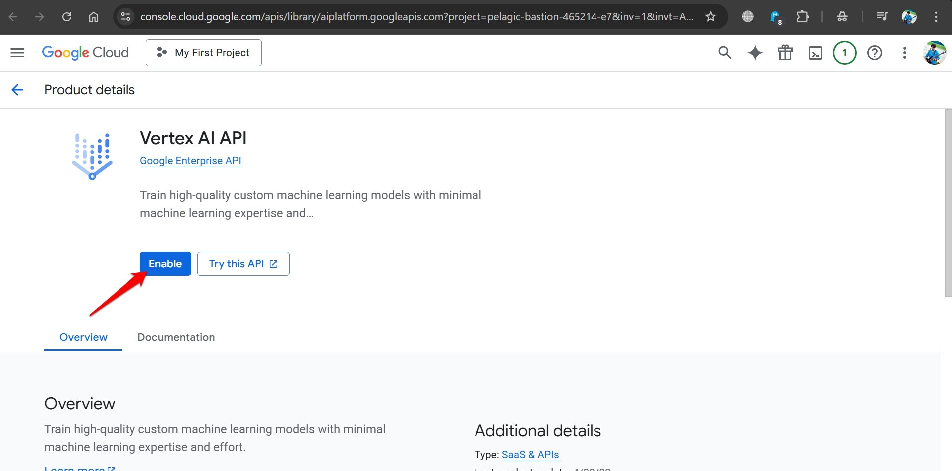 Google VEO 3 FREE for 90 Days! Step-by-Step Guide 11 how to enable vertex AI API for Google Cloud