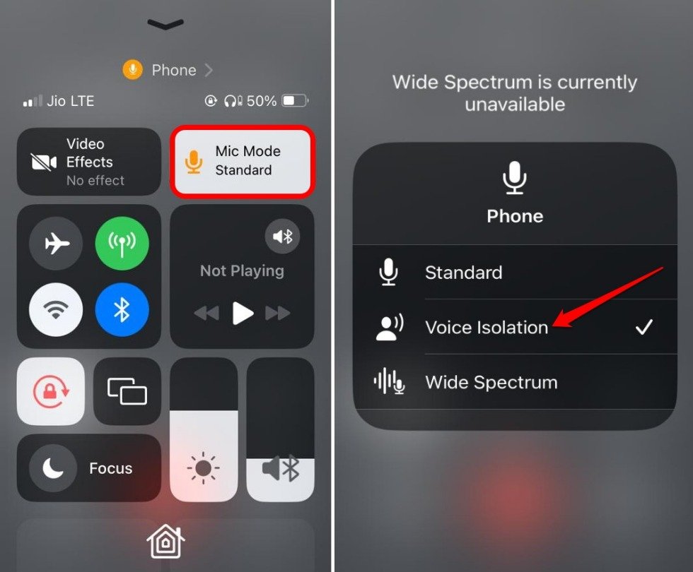 How to Enable and Use Voice Isolation on iPhone 2 how to enable voice isolation on iPhone