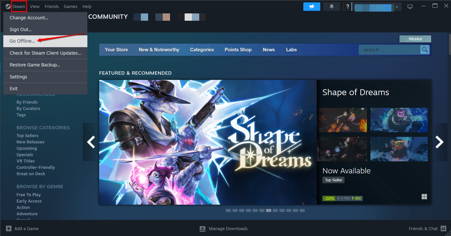 How I prevented Steam WebHelper from using too much Memory 4 how to go offline on Steam