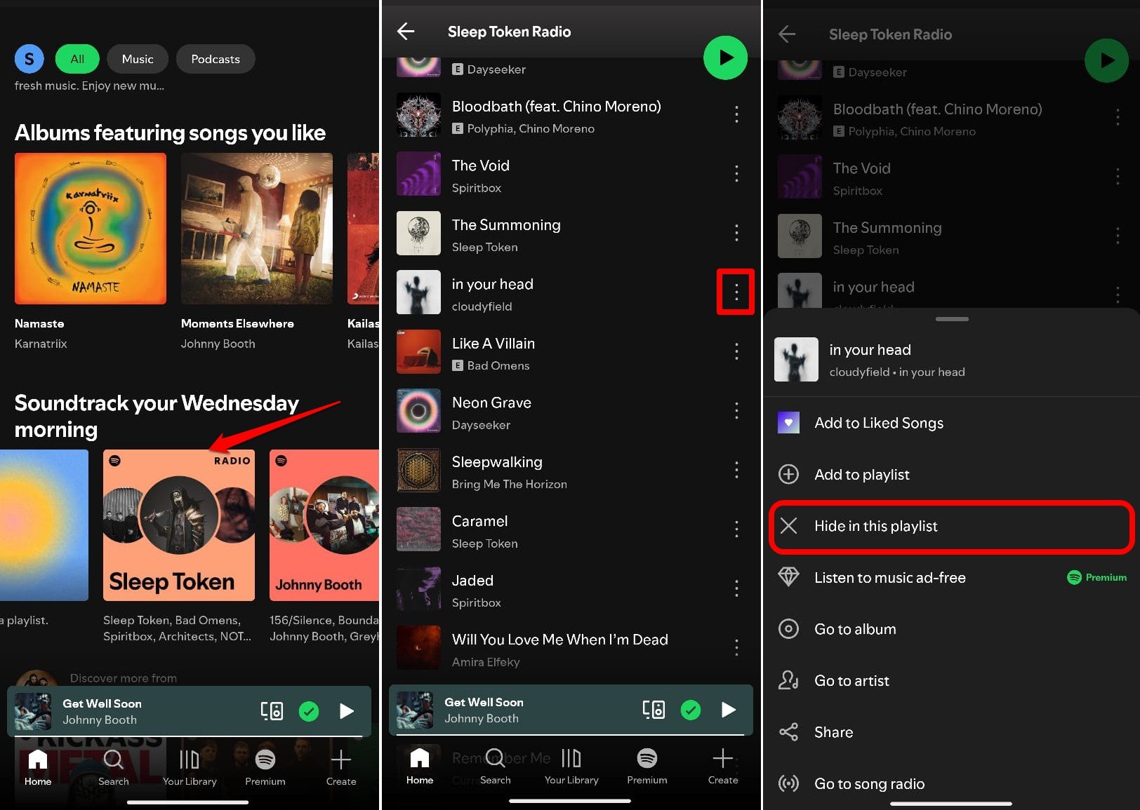 How to Hide and Unhide Songs on Spotify? 2 how to hide a song on Spotify
