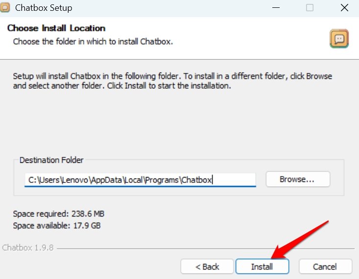 How to Install and Run Deepseek R1 Locally on your PC? 8 how to install Chatbox on Windows 11