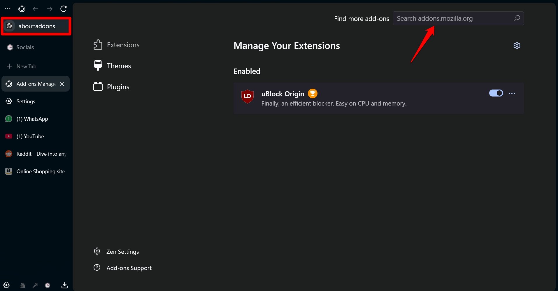 Zen browser: Firefox-based Cybersurfer that is out to Kill Chrome? 25 how to install addons in Zen browser