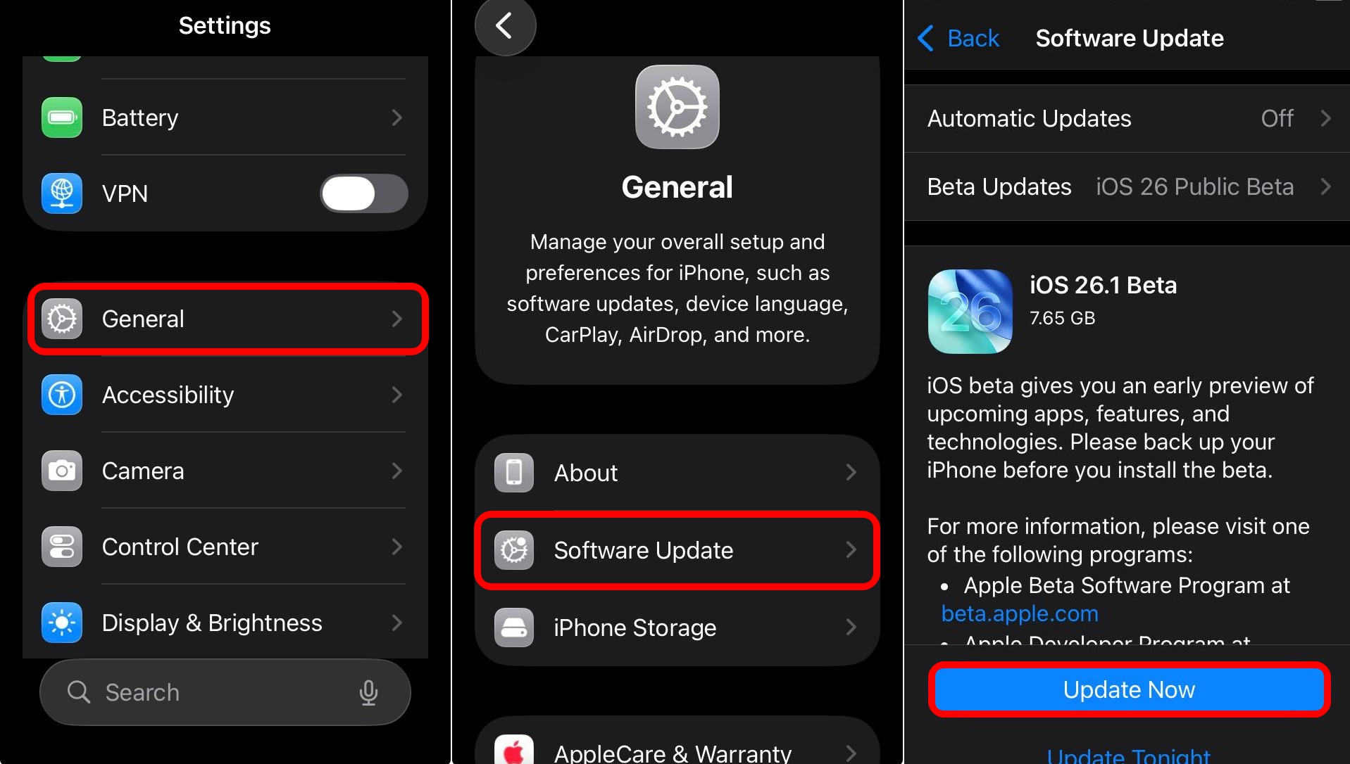 iPhone Auto Lock not Working: How to Fix? 4 how to install iOS 26 update on iPhone