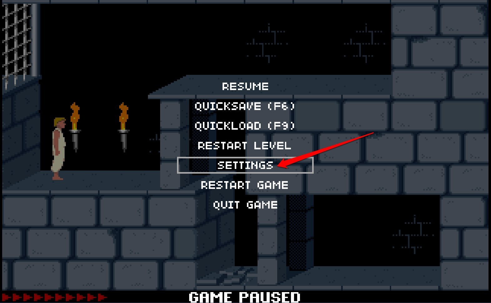 How to Play Prince of Persia 1989 on Windows 11? 5 how to open Prince of Persia settings