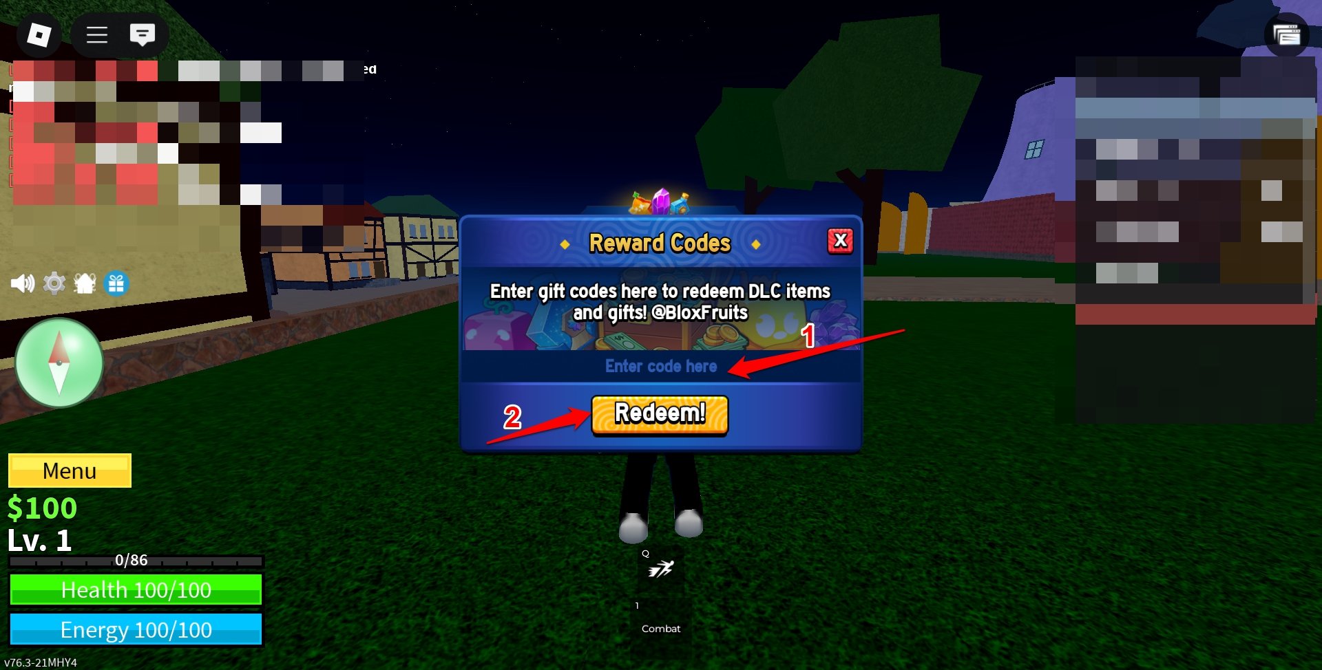 Blox Fruit Codes: Earn in-game rewards free XP 4 how to redeem code in blox fruits