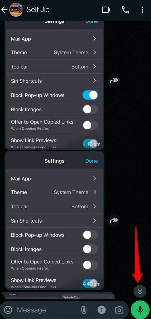 What Do the Different Icons and Symbols Mean on WhatsApp 19 how to scroll to the neweset chat in WhatsApp