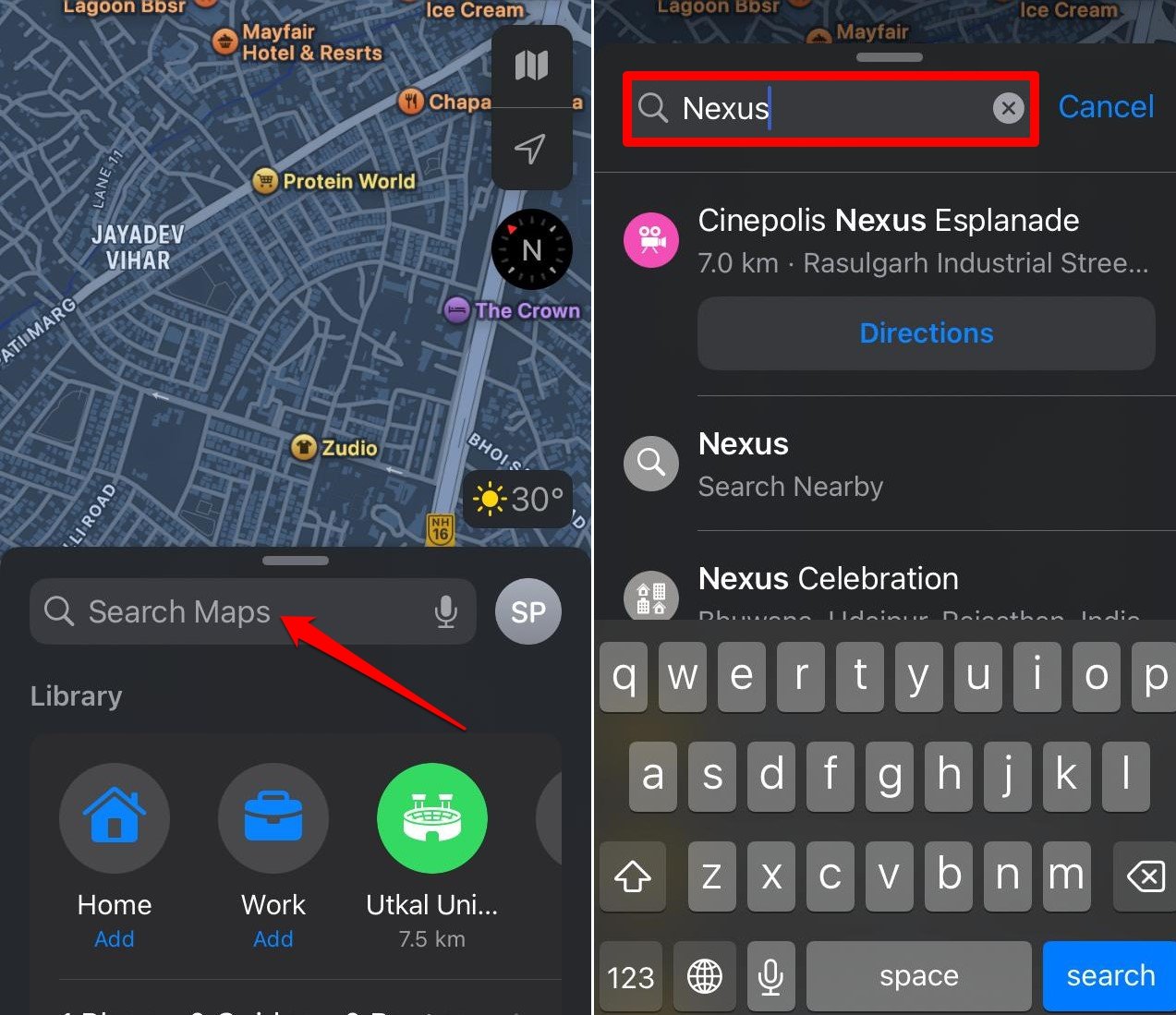 How to Download and Use Offline Maps in Apple Maps for iOS? 3 how to search a location on Apple Maps