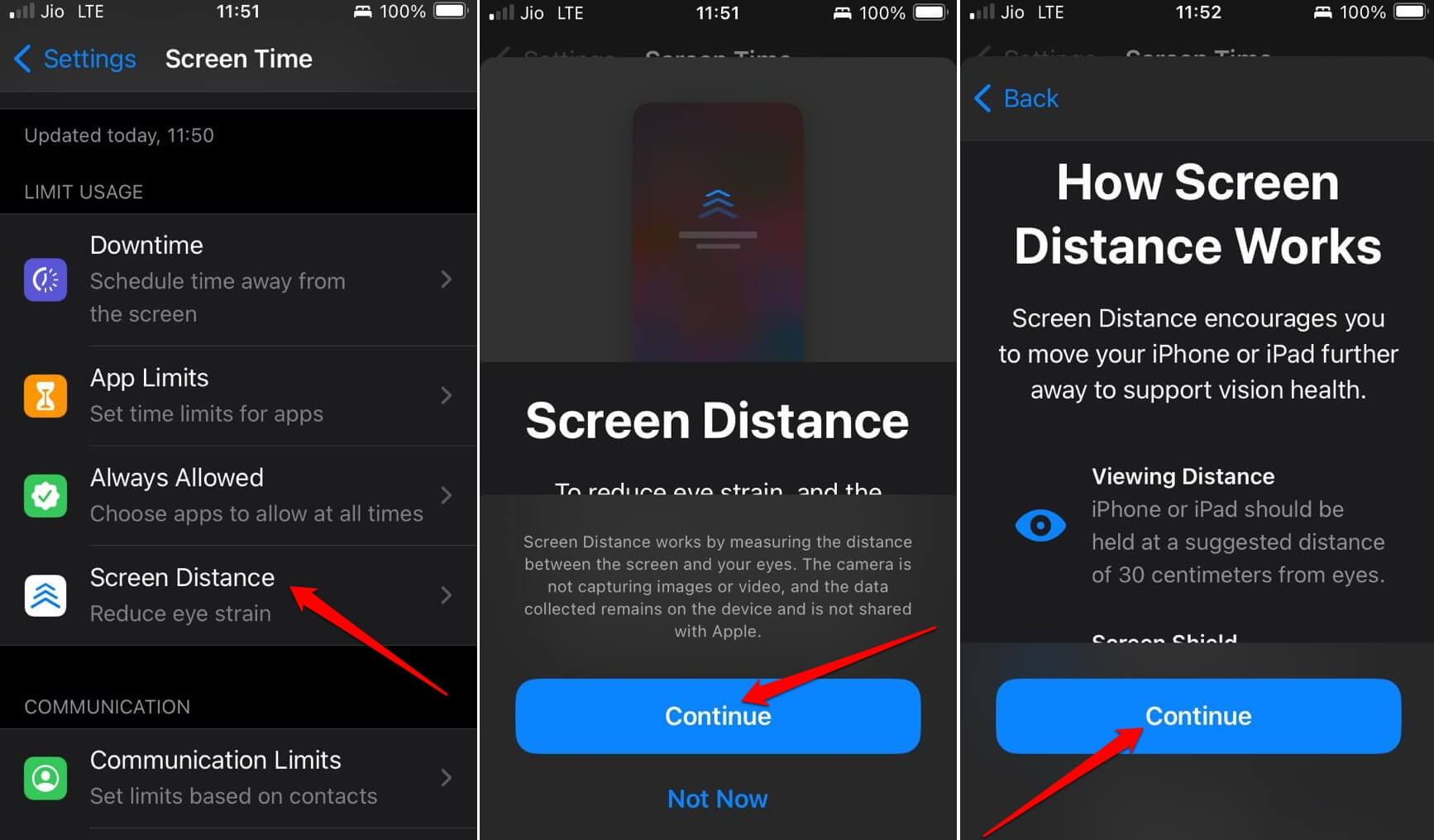How to Setup and Use Screen Distance in iOS 17? 3 how to setup iOS 17 screen distance feature