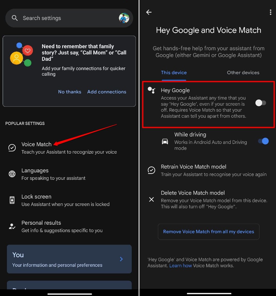 Can My Phone Hear Me? Yes! Why and How to Stop it 9 how to turn off hey google on Android device