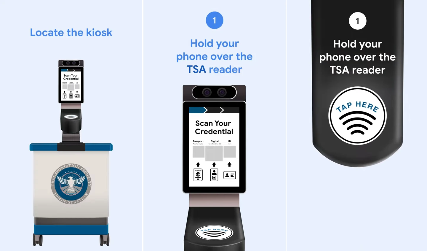 Why should you add your passport to the Google Wallet? 5 how to use the Google wallet ID pass at TSA kiosk