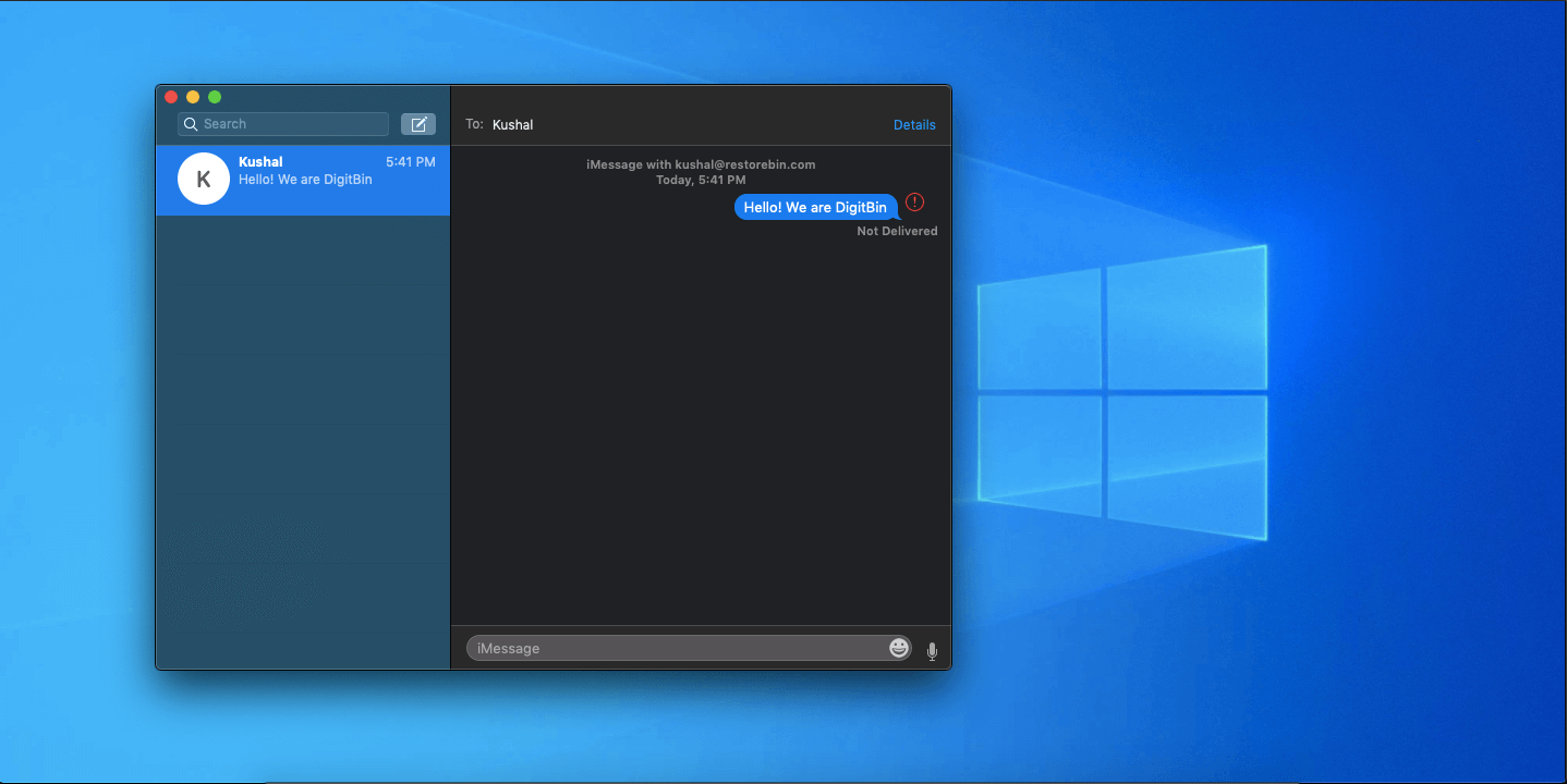 iMessage on Windows 11: Here's How to use it 15 iMessage for Windows 11