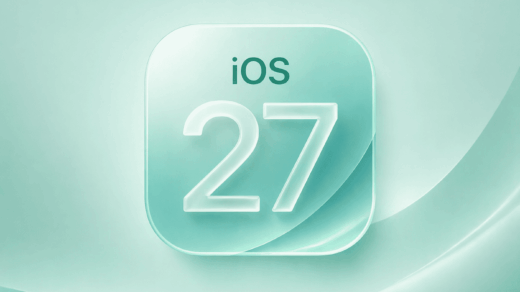iOS 27 concept logo