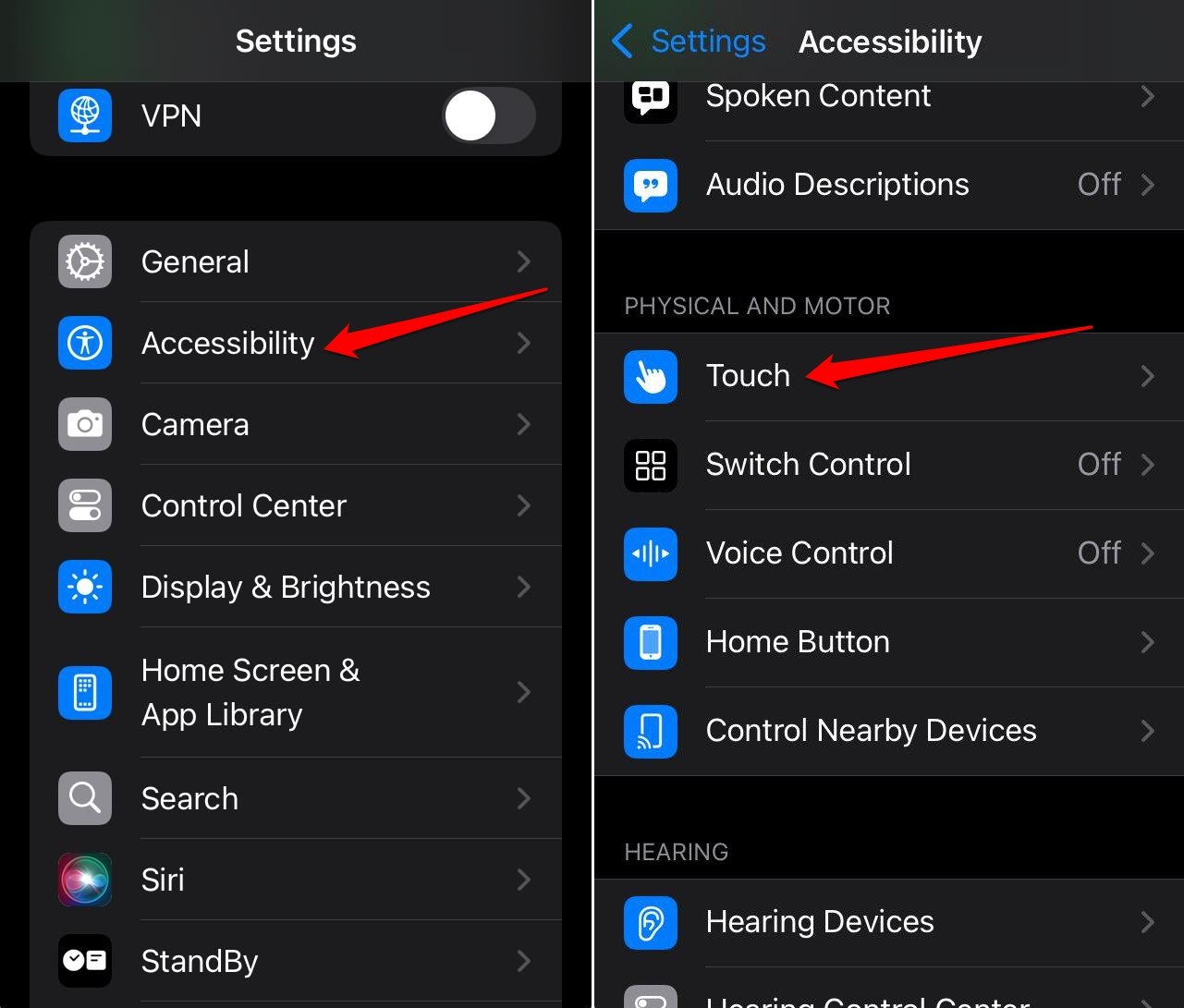 5 iPhone Settings I Changed to Make My Old iPhone Super Fast 10 iOS Touch accessibility settings