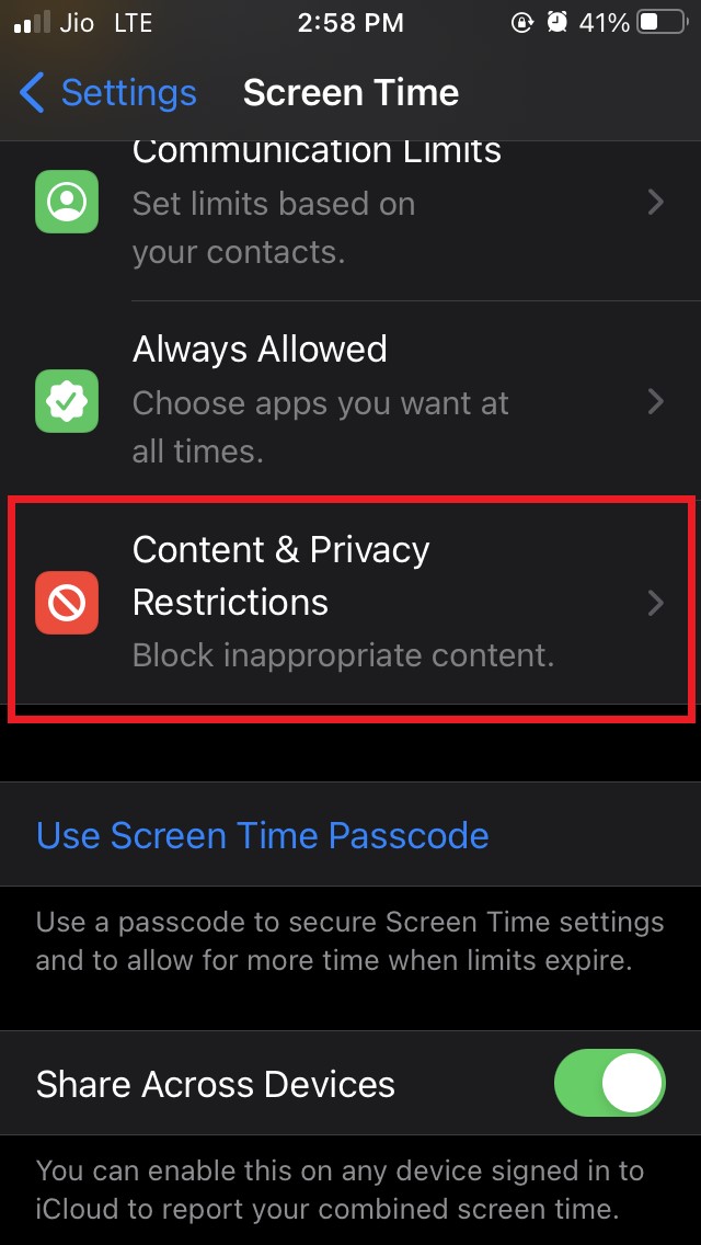 How to Disable Camera on iPhone Lock Screen? 3 iOS content privacy and restrictions