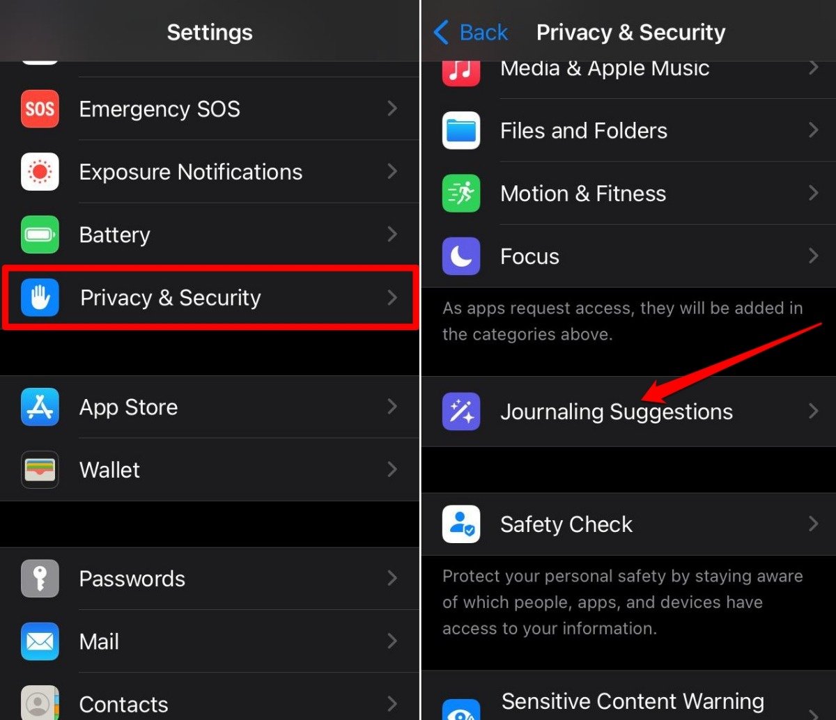How to Fix iOS 17 Journal App Missing or Not Working on iPhone 7 iOS journaling suggestions