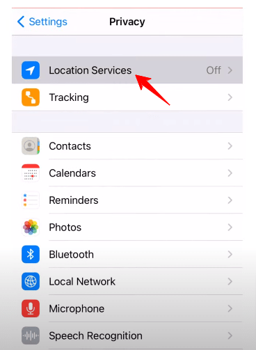 iPhone Location Services