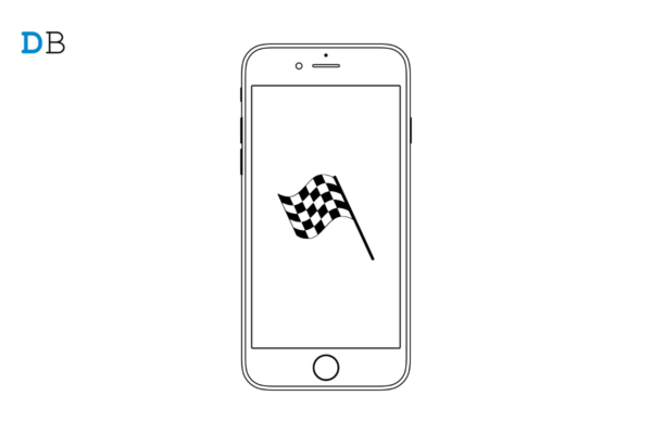 iPhone Screen Turned Black and White