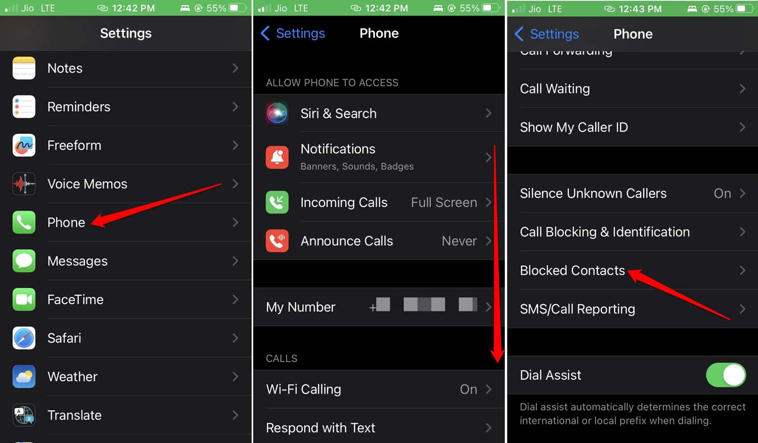 How to Fix Missed Call Notifications Not Showing on iPhone? 4 iPhone blocked contacts