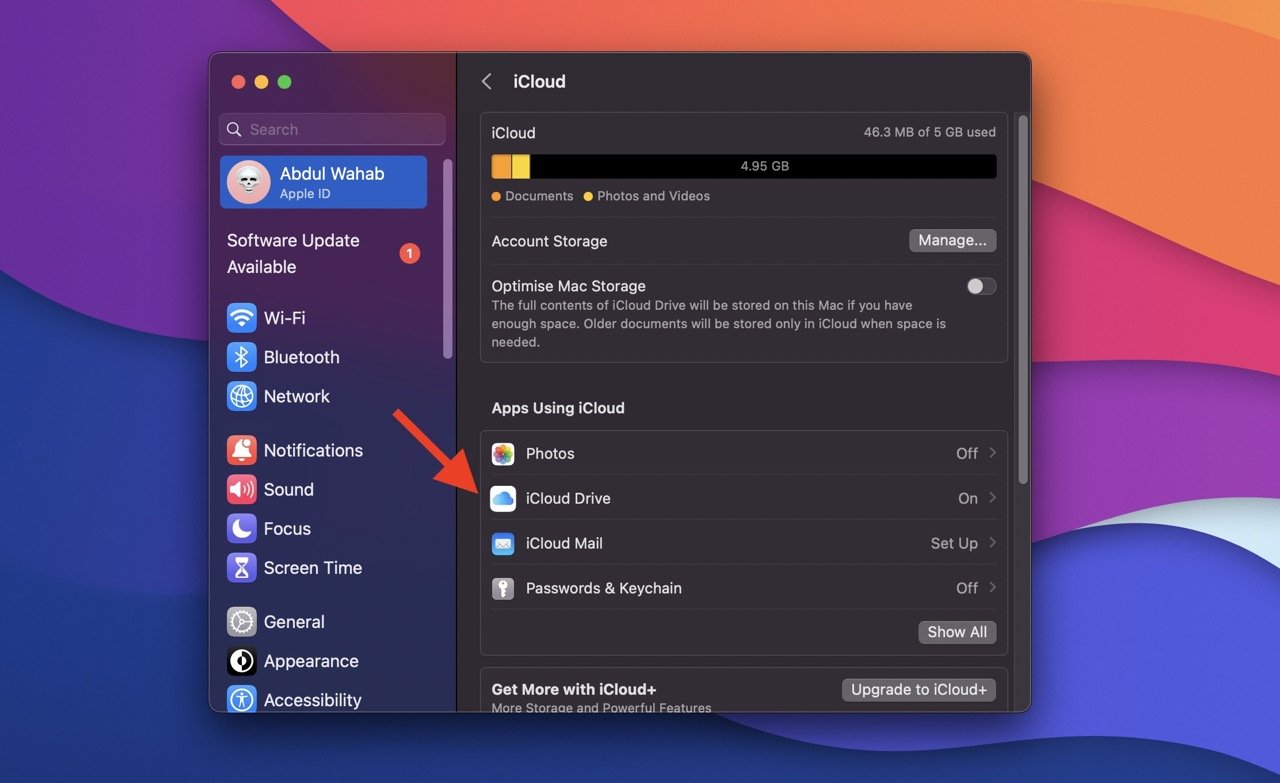 How to Recover Data From Mac After Factory Reset 6 iCloud Drive