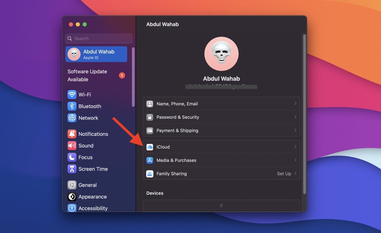 How to Recover Data From Mac After Factory Reset 5 iCloud settings