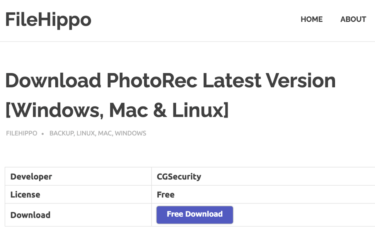How to Recover Deleted Files on Mac? 8 PhotoRec app